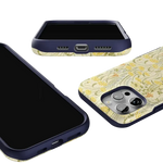 Boho Blooms | Golden Floral Case iPhone Case get.casely 