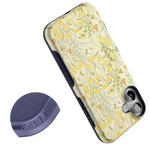 Boho Blooms | Golden Floral Case iPhone Case get.casely 