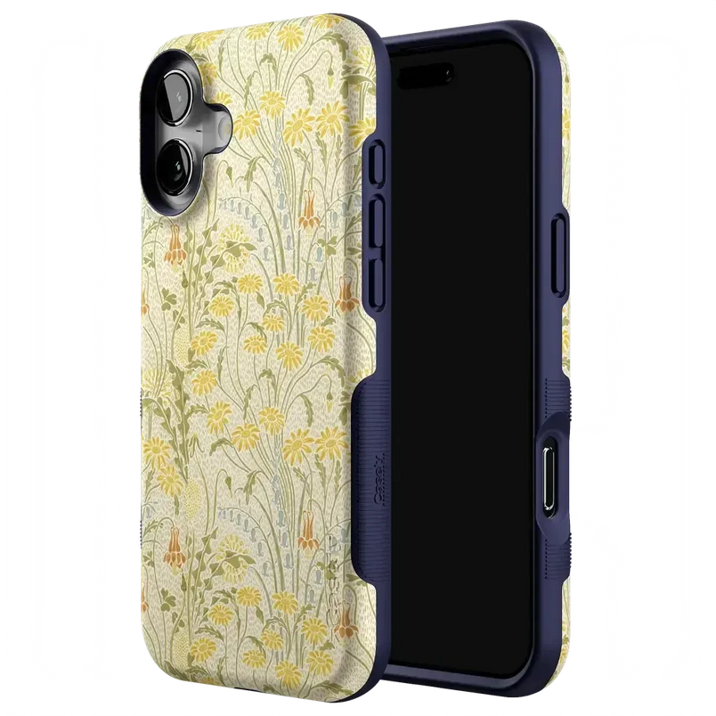 Boho Blooms | Golden Floral Case iPhone Case get.casely 