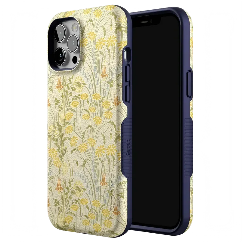 Boho Blooms | Golden Floral Case iPhone Case get.casely 