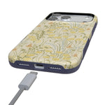 Boho Blooms | Golden Floral Case iPhone Case get.casely 