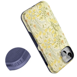 Boho Blooms | Golden Floral Case iPhone Case get.casely 