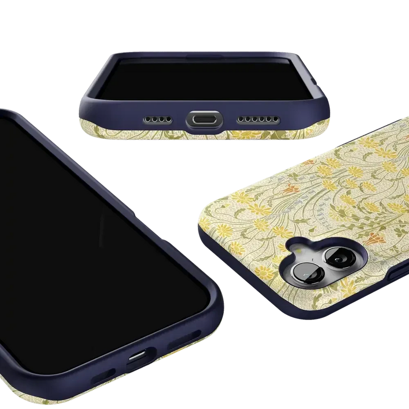 Boho Blooms | Golden Floral Case iPhone Case get.casely 
