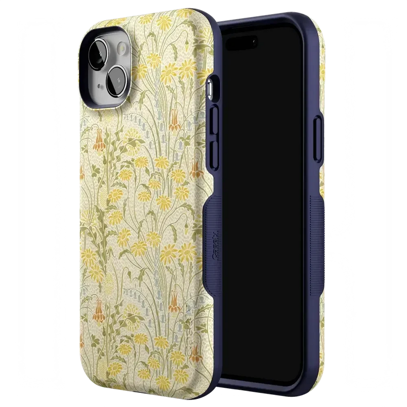 Boho Blooms | Golden Floral Case iPhone Case get.casely 