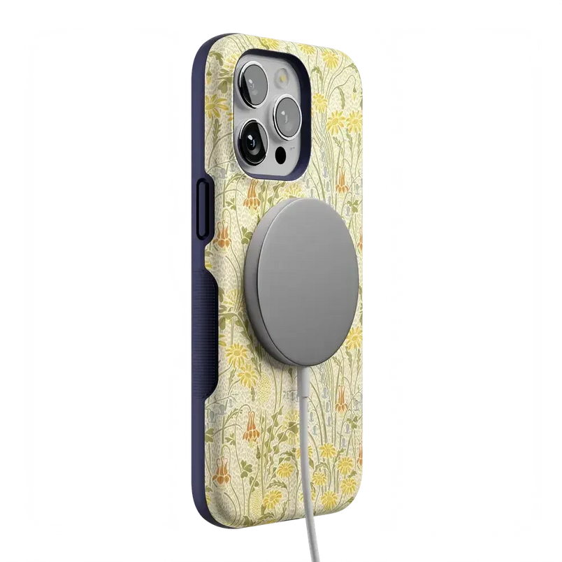 Boho Blooms | Golden Floral Case iPhone Case get.casely 