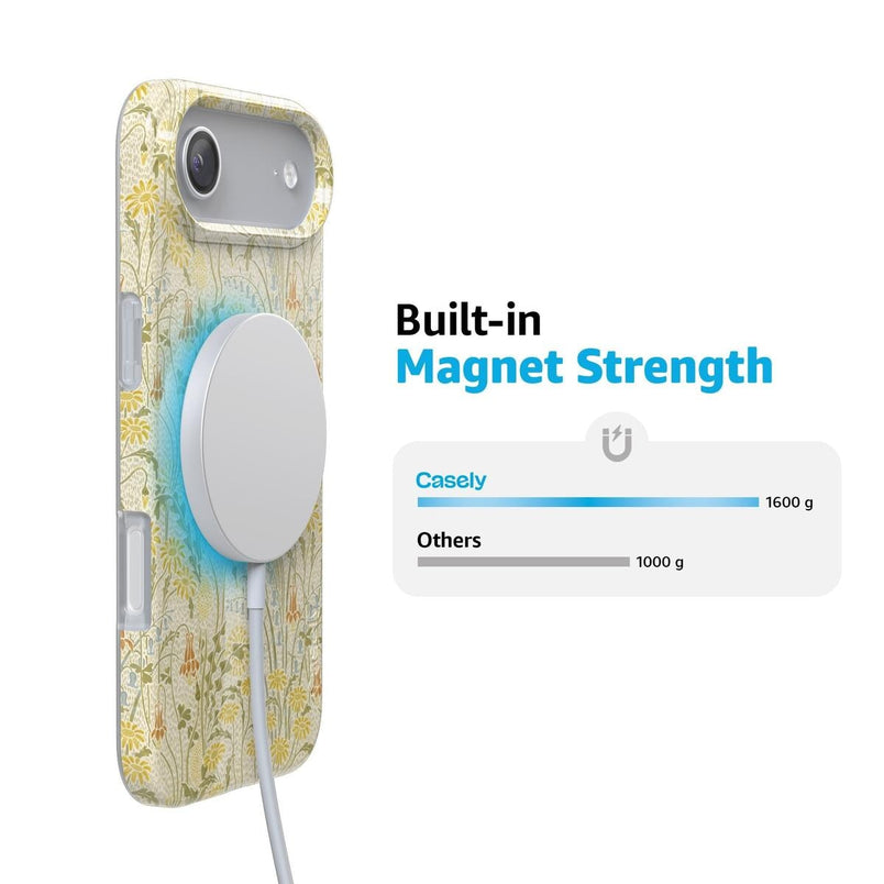 Boho Blooms | Golden Floral Case iPhone Case get.casely 