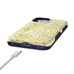 Boho Blooms | Golden Floral Case iPhone Case get.casely 