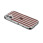 Sunday in Brooklyn | Burgundy Stripes Case