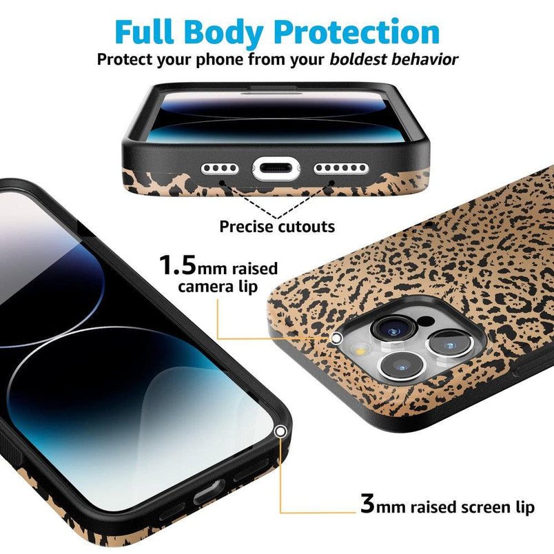 Born to Be Wild | Jaguar Print Case iPhone Case get.casely 