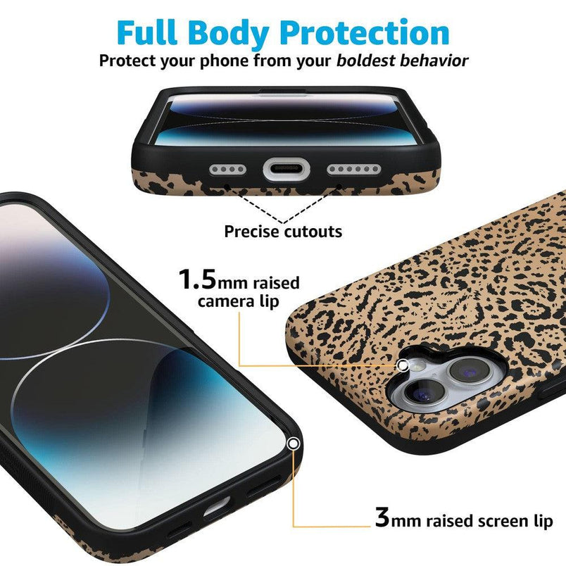 Born to Be Wild | Jaguar Print Case iPhone Case get.casely 