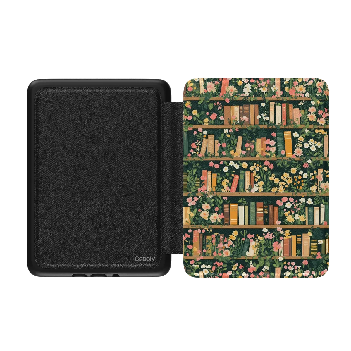 Book Nook Floral Library Kindle Case - Thumbnail 2