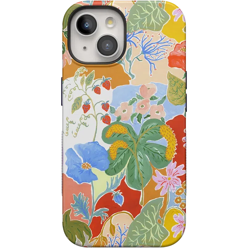 Botanical Blooms | Floral Patchwork Case iPhone Case get.casely Bold + MagSafe® iPhone 15 Plus