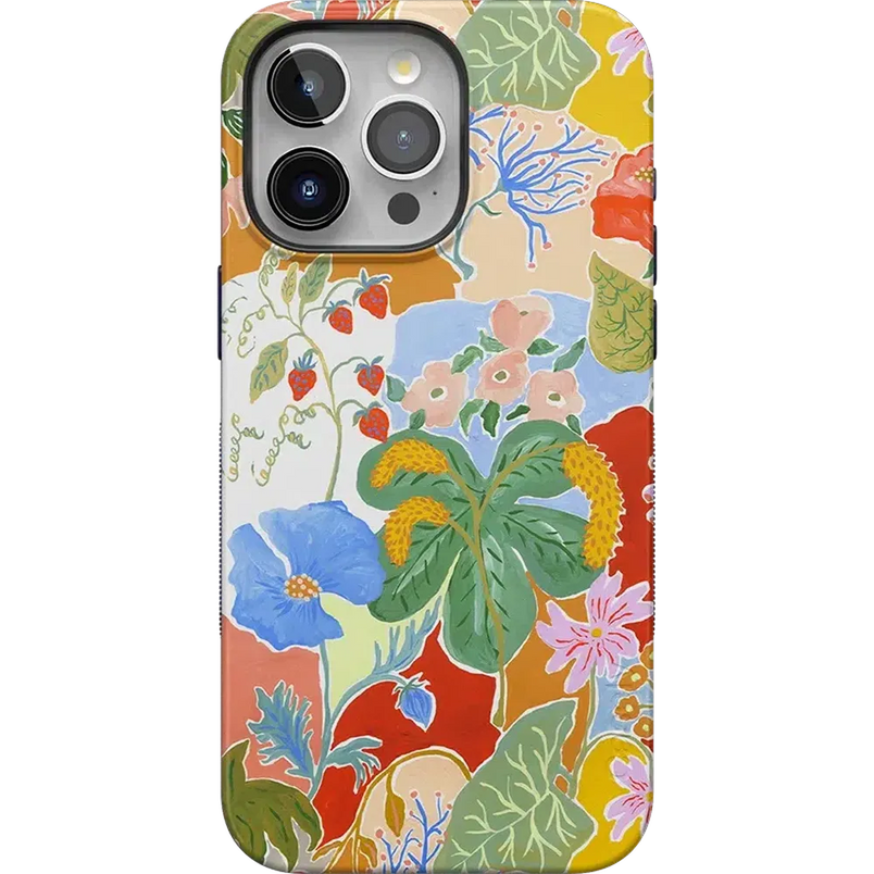 Botanical Blooms | Floral Patchwork Case iPhone Case get.casely Bold + MagSafe® iPhone 15 Pro Max