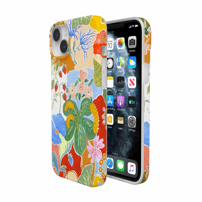 Botanical Blooms | Floral Patchwork Case iPhone Case get.casely 