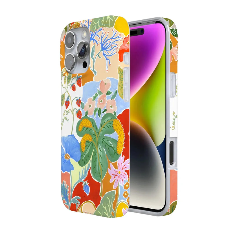 Botanical Blooms | Floral Patchwork Case iPhone Case get.casely 