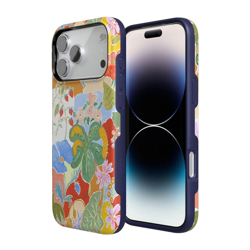 Casely iPhone 16 Plus Compatible with MagSafe Botanical Blooms | Floral Patchwork Case Classic + MagSafe Casely iPhone 16 Plus Compatible with MagSafe Botanical Blooms | Floral Patchwork Case Classic + MagSafe