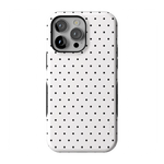 On the Dot | White Polka Dot Case