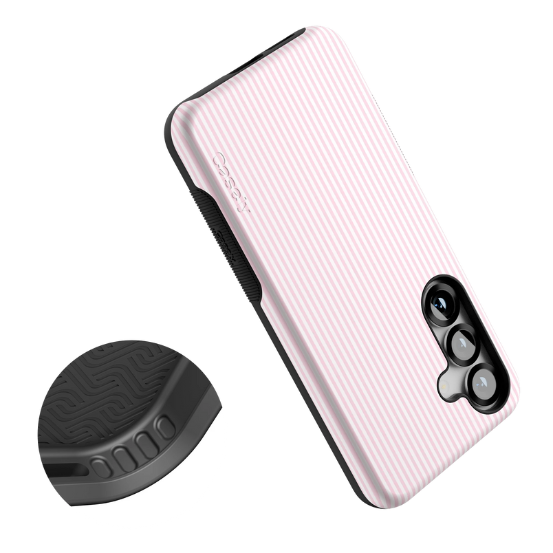 Stripes and the City | Light Pink Pinstripe Case