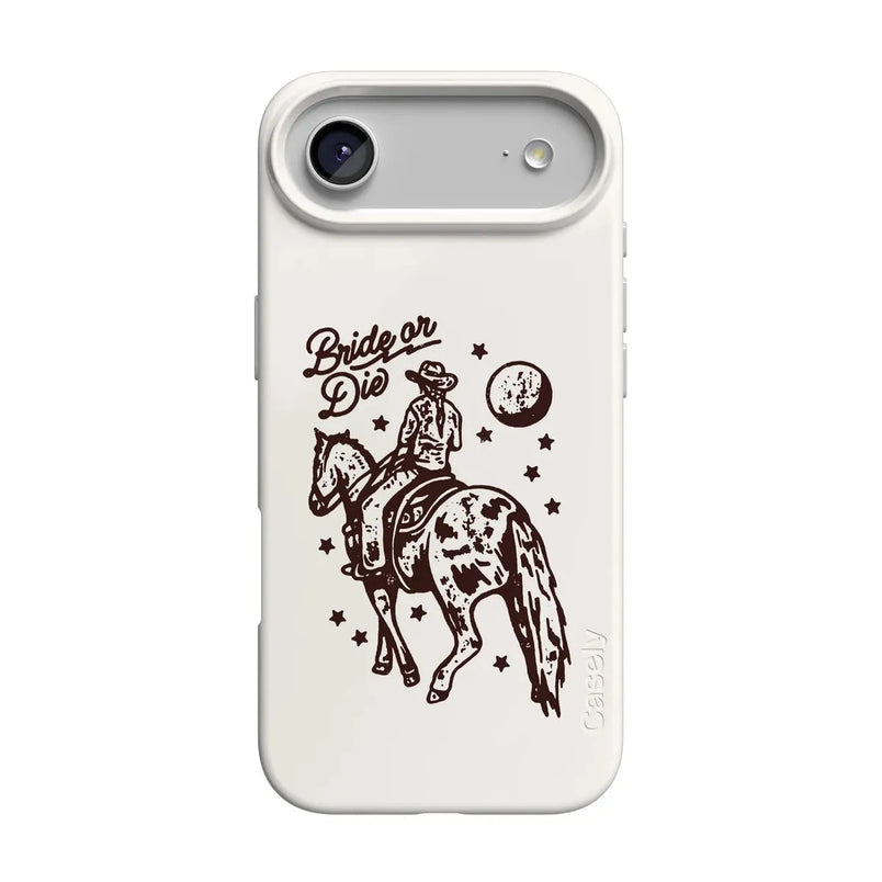 Bride or Die | Rodeo Bachelorette Case Phone Case Casetry Classic + MagSafe® iPhone 17 Air 