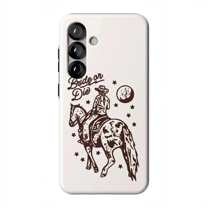 Bride or Die | Rodeo Bachelorette Case Phone Case Casetry Essential + MagSafe® Galaxy S25