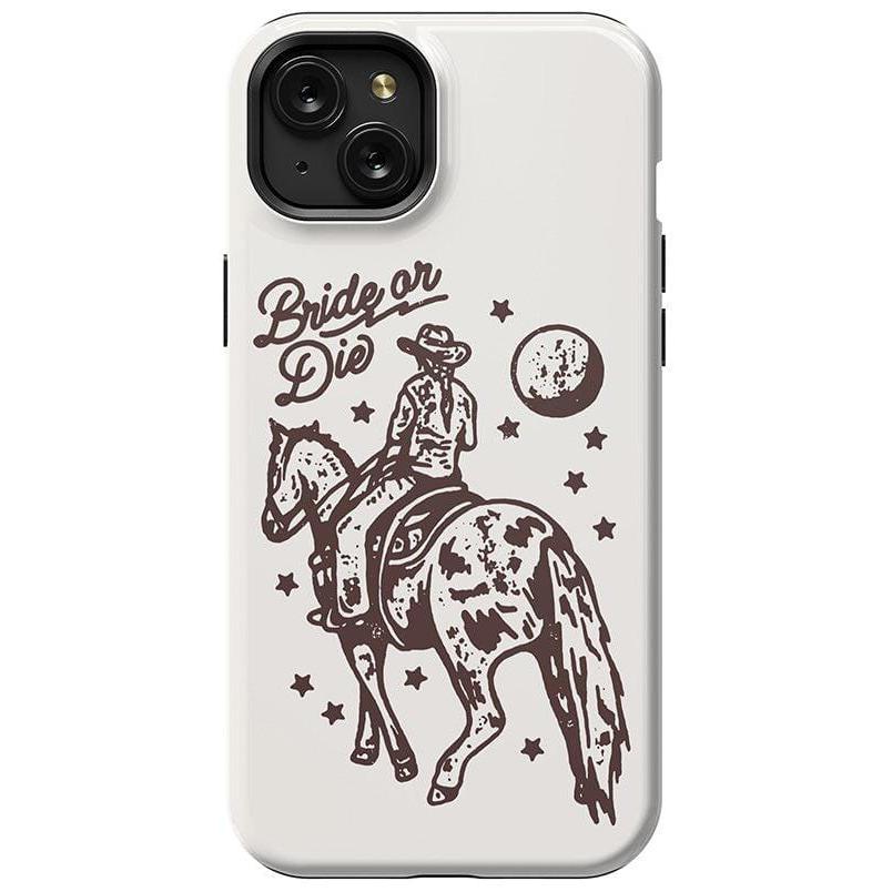 Bride or Die | Rodeo Bachelorette Case Phone Case Casetry Essential + MagSafe® iPhone 15 Plus