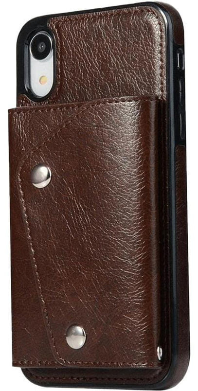 Brown Vegan Leather | Wallet Case iPhone Case get.casely 