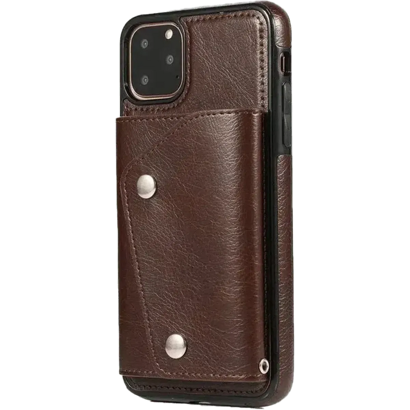 Brown Vegan Leather | Wallet Case iPhone Case get.casely Wallet iPhone 11 Pro 