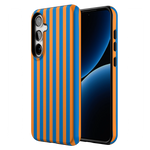 Go New York | Blue & Orange Stripes Case