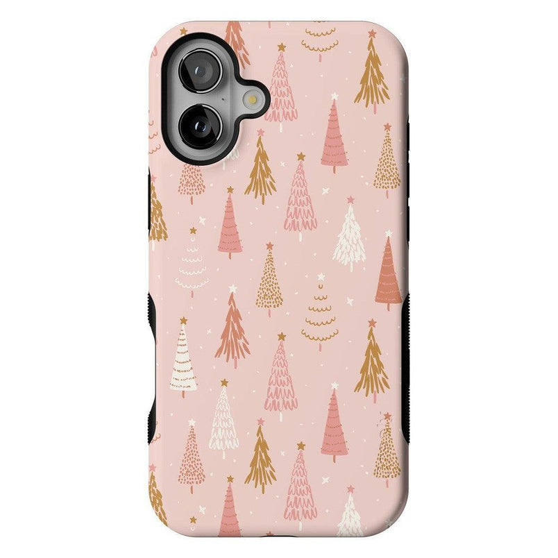 Bubblegum Forest | Christmas Tree Case Phone Case Casetry Bold + MagSafe® iPhone 16 Plus