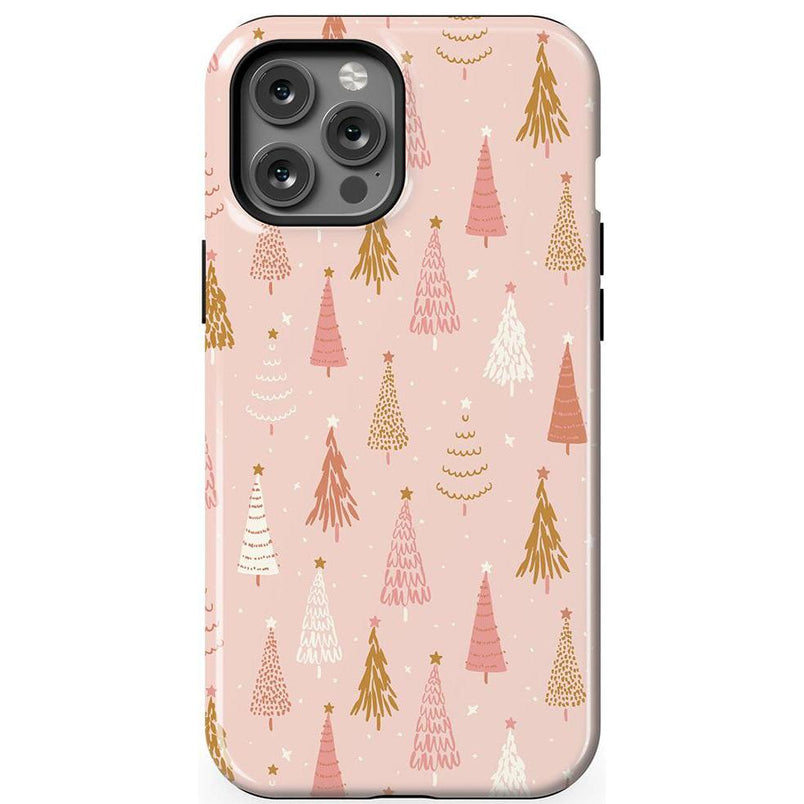 Bubblegum Forest | Christmas Tree Case Phone Case Casetry Essential + MagSafe® iPhone 12 Pro Max