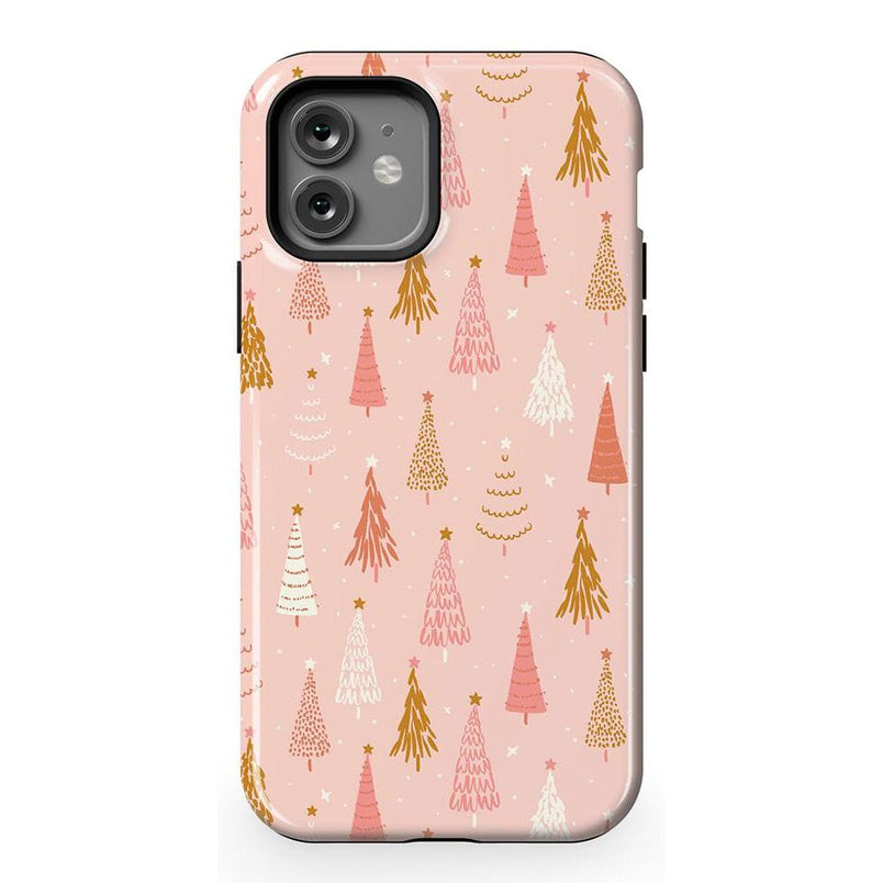 Bubblegum Forest | Christmas Tree Case Phone Case Casetry Essential + MagSafe® iPhone 12 Pro