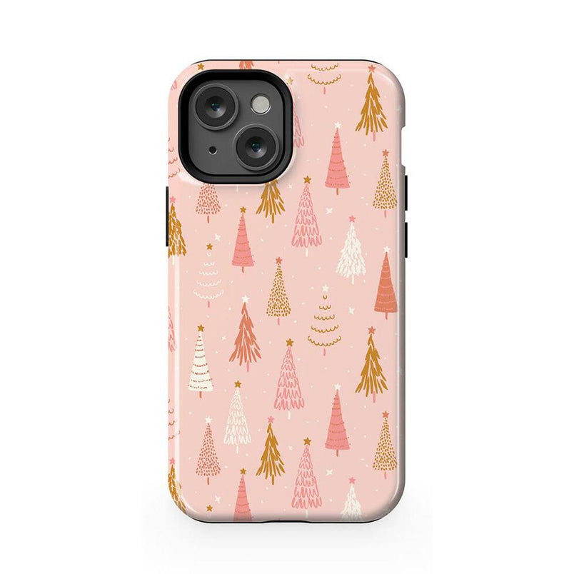 Bubblegum Forest | Christmas Tree Case Phone Case Casetry Essential + MagSafe® iPhone 13 Mini