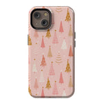 Bubblegum Forest | Christmas Tree Case Phone Case Casetry Essential + MagSafe® iPhone 14