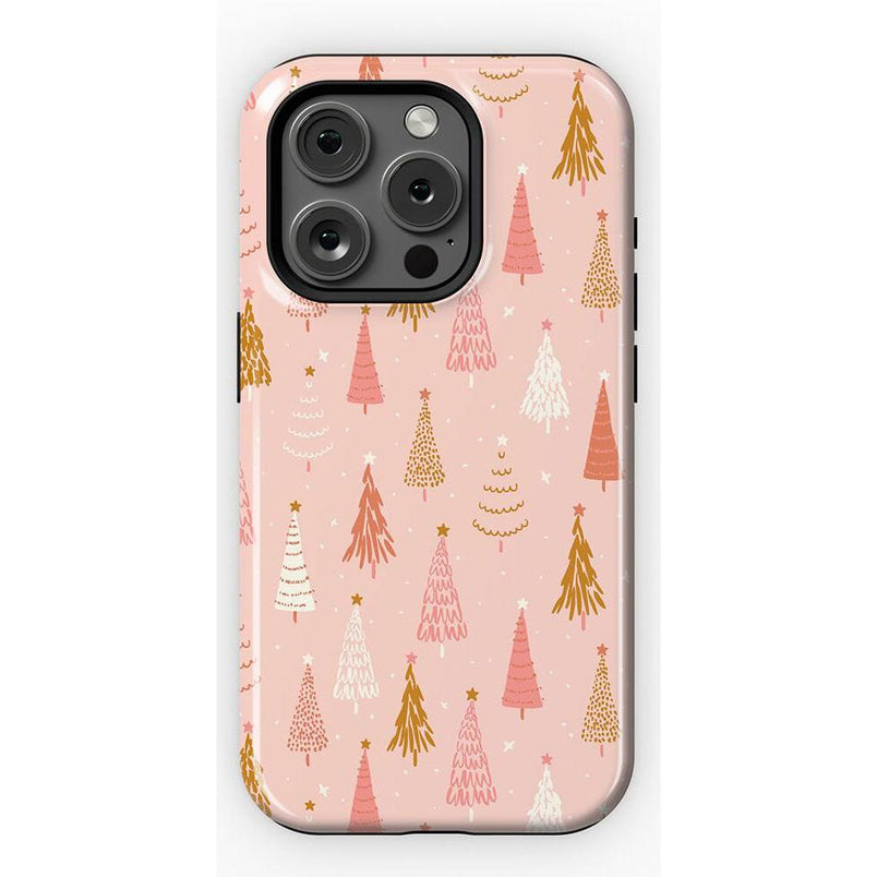 Bubblegum Forest | Christmas Tree Case Phone Case Casetry Essential + MagSafe® iPhone 15 Pro