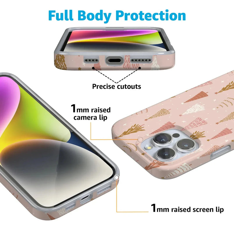 Bubblegum Forest | Christmas Tree Case Phone Case Casetry 