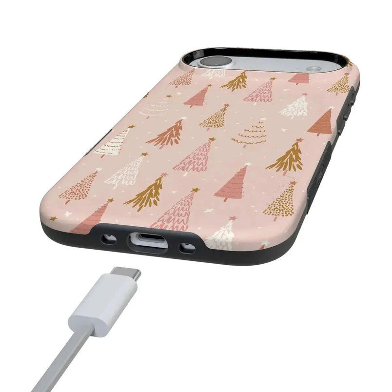 Bubblegum Forest | Christmas Tree Case Phone Case Casetry 