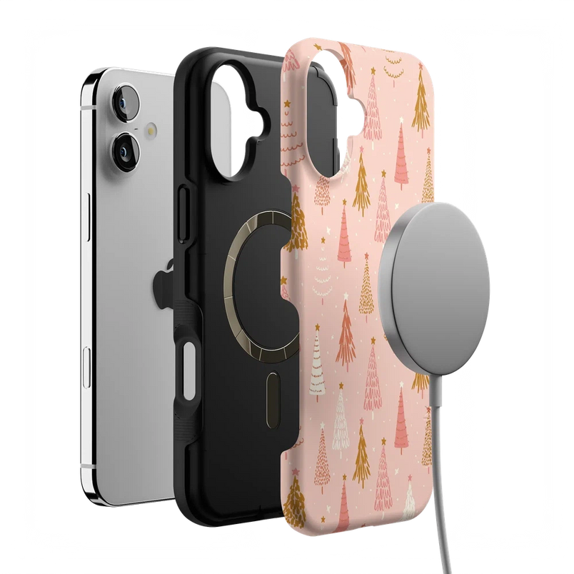 Bubblegum Forest | Christmas Tree Case Phone Case Casetry 