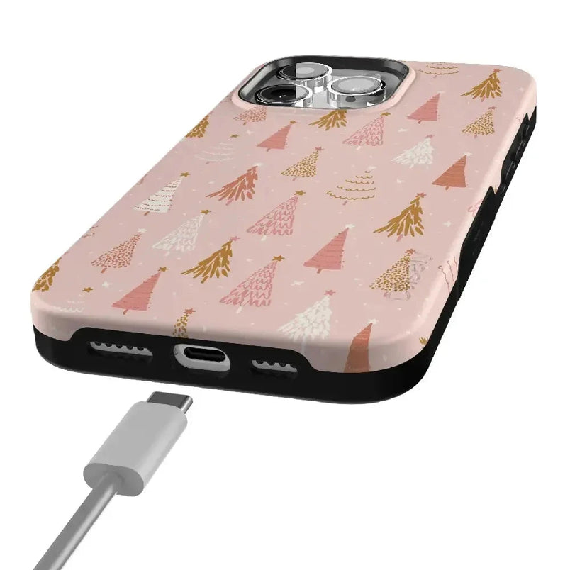 Bubblegum Forest | Christmas Tree Case Phone Case Casetry 