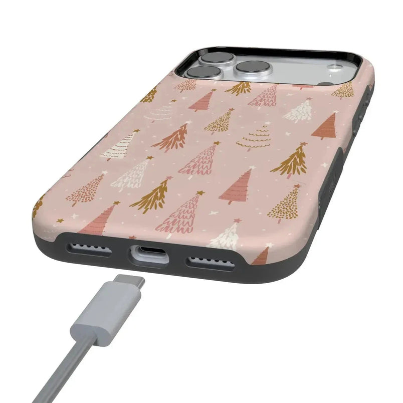 Bubblegum Forest | Christmas Tree Case Phone Case Casetry 