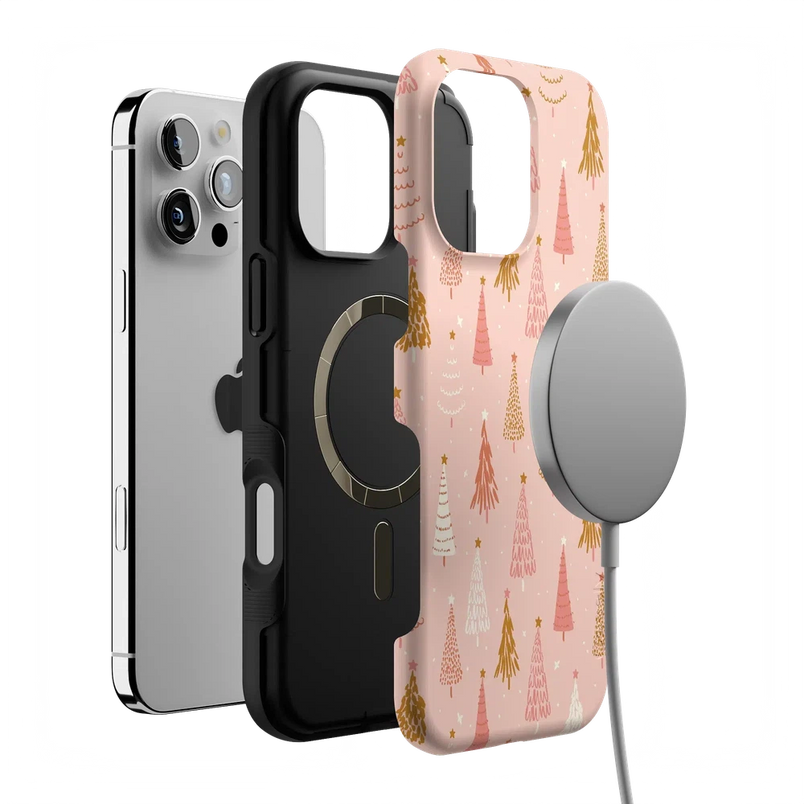 Bubblegum Forest | Christmas Tree Case Phone Case Casetry 