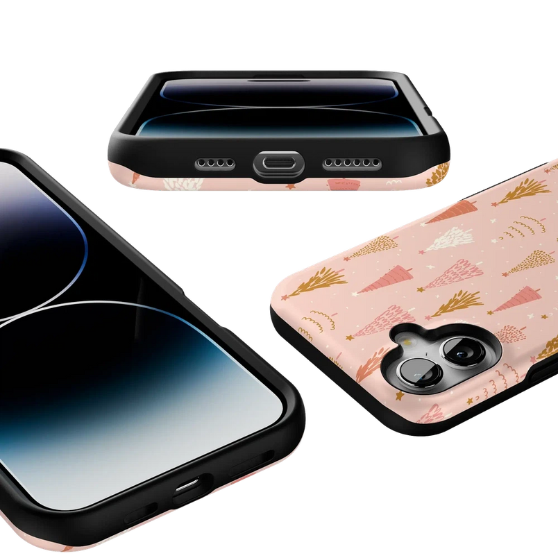 Bubblegum Forest | Christmas Tree Case Phone Case Casetry 