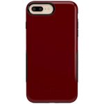 Burgundy Red on Black | Ultra-Protective Bold Case iPhone Case get.casely Bold iPhone 6/7/8 Plus 