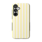 Butter Yellow Stripes | Sunday Best Case Phone Case get.casely Bold Flex + MagSafe® Galaxy S25 Plus 
