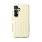 Butter Yellow Stripes | Sunday Best Case Phone Case get.casely Bold Flex + MagSafe® Galaxy S25 