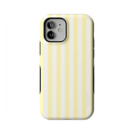 Butter Yellow Stripes | Sunday Best Case Phone Case get.casely Bold Flex + MagSafe® iPhone 12 Mini 