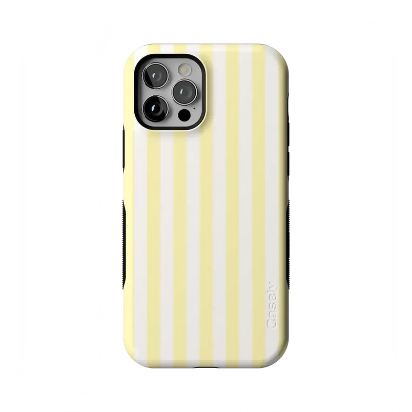 Butter Yellow Stripes | Sunday Best Case Phone Case get.casely Bold Flex + MagSafe® iPhone 12 Pro Max 
