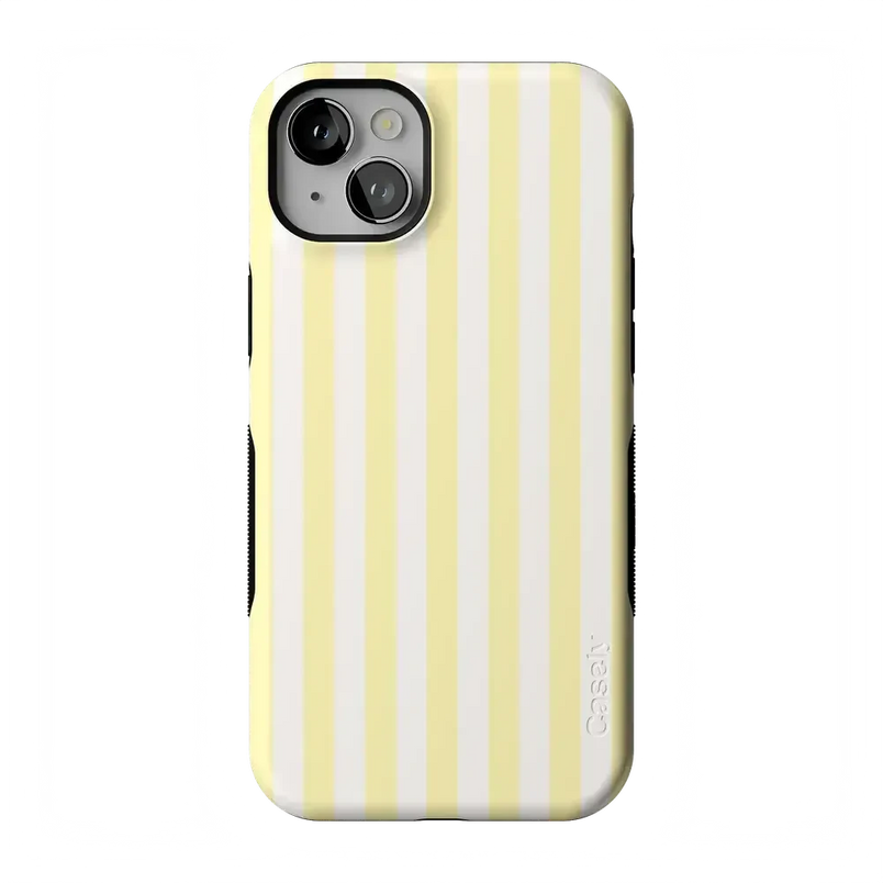 Butter Yellow Stripes | Sunday Best Case Phone Case get.casely Bold Flex + MagSafe® iPhone 14 Plus 
