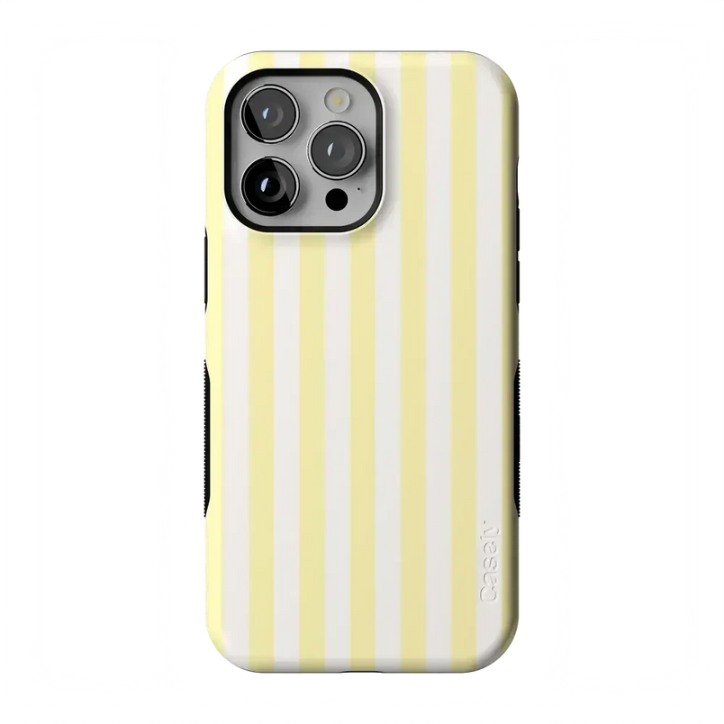 Butter Yellow Stripes | Sunday Best Case Phone Case get.casely Bold Flex + MagSafe® iPhone 14 Pro Max 