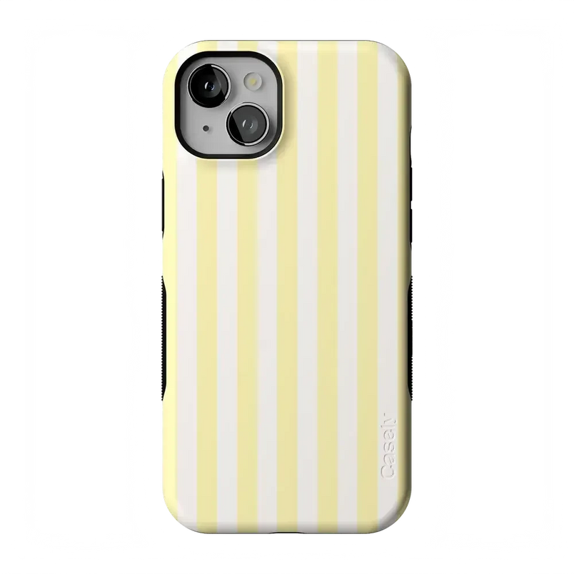 Butter Yellow Stripes | Sunday Best Case Phone Case get.casely Bold Flex + MagSafe® iPhone 15 Plus 