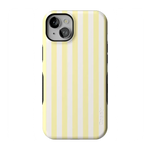 Butter Yellow Stripes | Sunday Best Case Phone Case get.casely Bold Flex + MagSafe® iPhone 15 Plus 